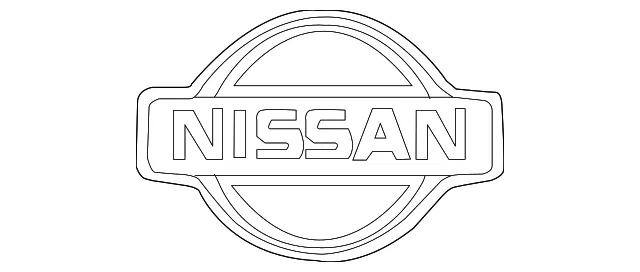 Deck Lid Emblem - Nissan (84890-7Y000)
