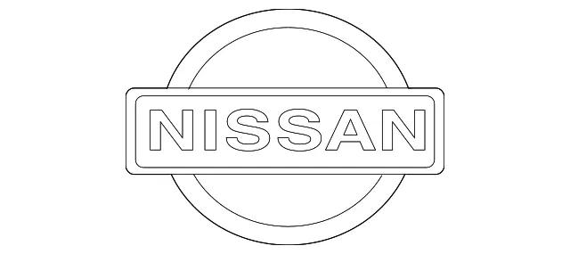 Deck Lid Emblem - Nissan (84890-JB100)