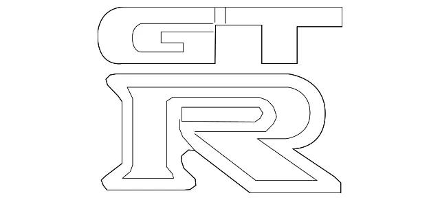 Bumper Cover Emblem - Nissan (84894-JF60B)