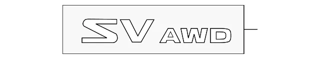 Bumper Cover Emblem - Nissan (84896-1VK1A)