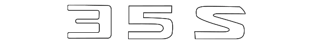 Deck Lid Emblem - Nissan (84896-3TA0B)