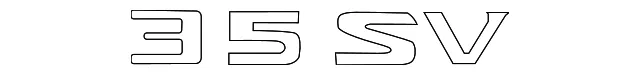 Deck Lid Emblem - Nissan (84896-3TE0B)