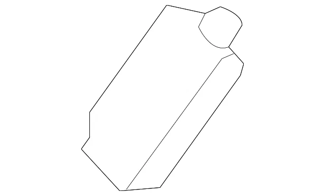 Lower Quarter Trim Cap - Passenger Side (RH) - Nissan (84948-3KA0B)