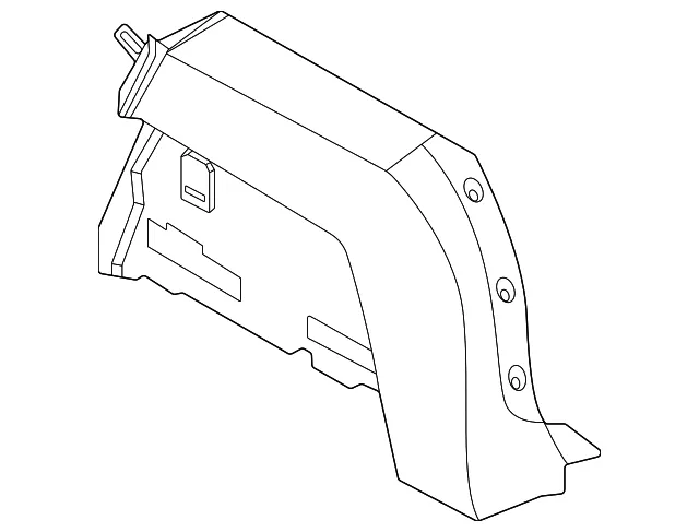 Interior Quarter Panel Trim Panel - Nissan (84950-7LF2A)