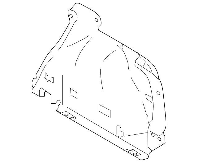 Lower Quarter Trim - Nissan (84951-6MR0B)