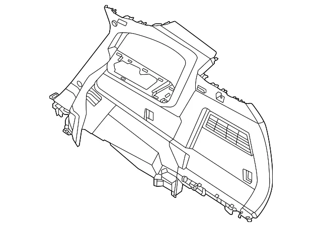 Interior Quarter Panel Trim Panel - Nissan (84951-6TA1A)