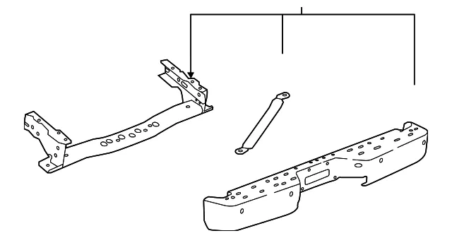 Rear Bumper Assembly - Nissan (85022-EZ20D)