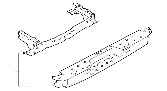 Rear Bumper Assembly - Nissan (85022-EZ40C)