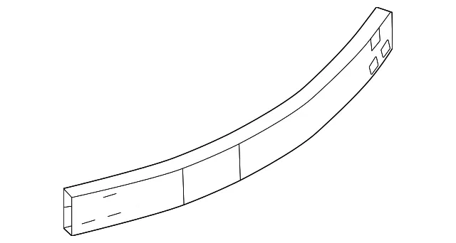 Rear Bumper Center Inner Reinforcement - Nissan (85032-7BA0A)