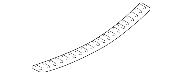 Rear Bumper Protector - Nissan (85066-CC21B)