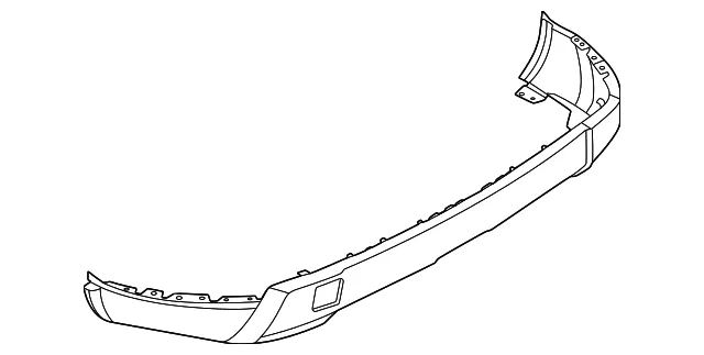 Fascia-Rear Bumper, Lower - Nissan (850B0-4MT1A)