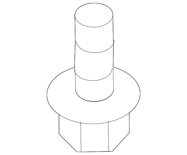 Bumper Cover Mount Bolt - Nissan (850N8-1LB0B)