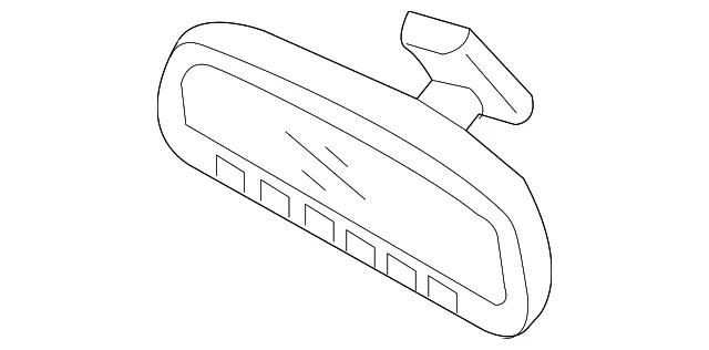Mirror Inside - Kia (85110-T6000)