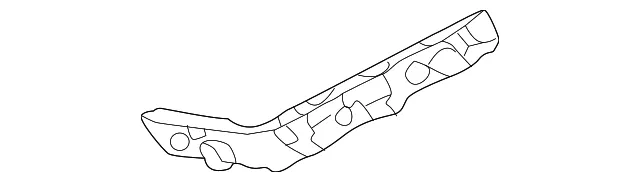 Rear Bumper Side Bracket, Left - Nissan (85221-5EE0A)