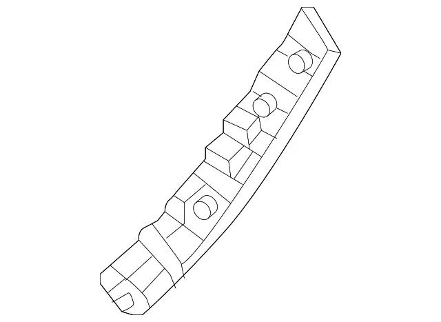 Rear Bumper Side Bracket, Right - Nissan (85222-6TA0A)