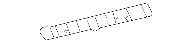 Rear Bumper Side Bracket, Right - Nissan (85226-6LB0A)