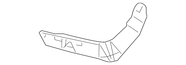 Rear Bumper Side Bracket, Left - Nissan (85227-1AA0A)