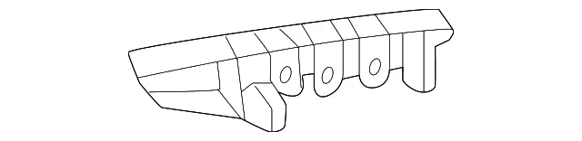 Rear Bumper Side Bracket, Left - Nissan (85227-7BA0A)