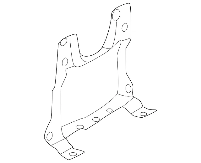 Bumper Impact Bar Bracket - Nissan (85249-6GP0A)