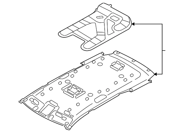 Headliner - Kia (85301-2J080H9)