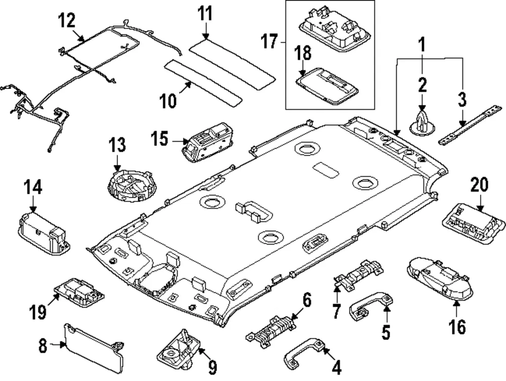 Headliner - Kia (85310-DO040EMA)