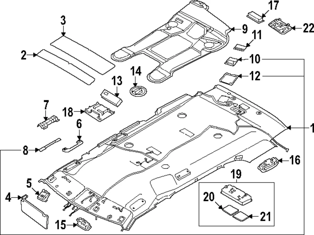 Headliner - Kia (85310-R0AJ0BSU)