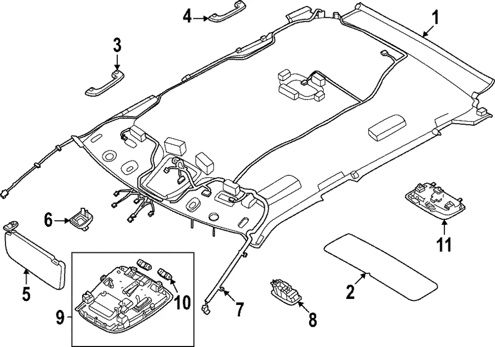 Headliner - Kia (85310-XG000OFW)