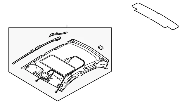 Headliner - Kia (85401-2F53087)