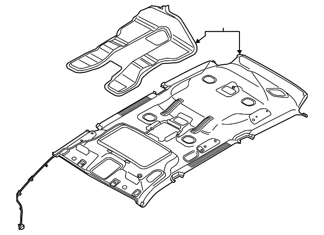 Headliner - Kia (85410-4DDA1QW)