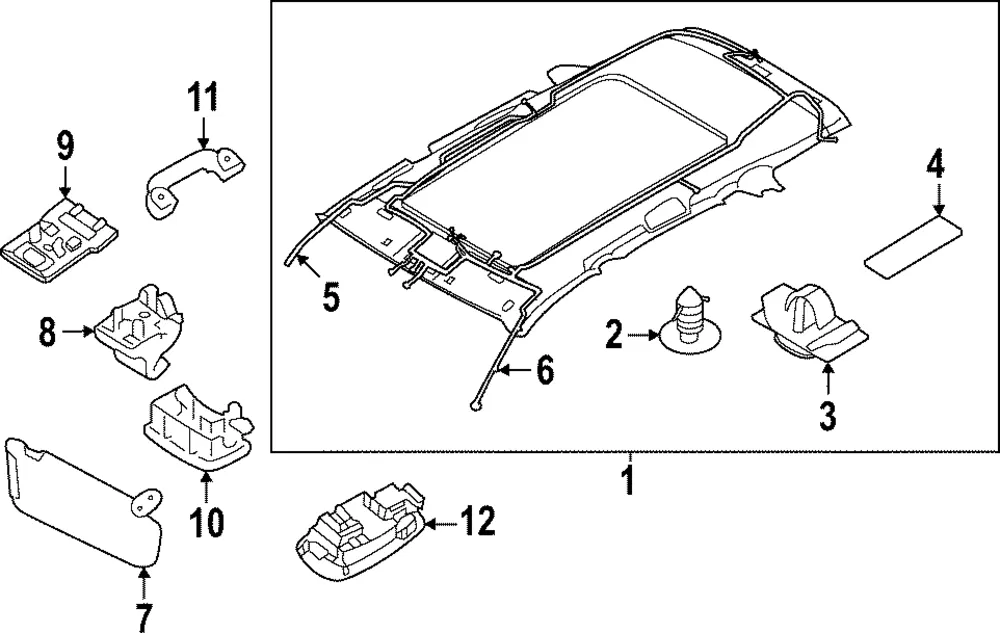 Headliner - Kia (85410-DW100WK)