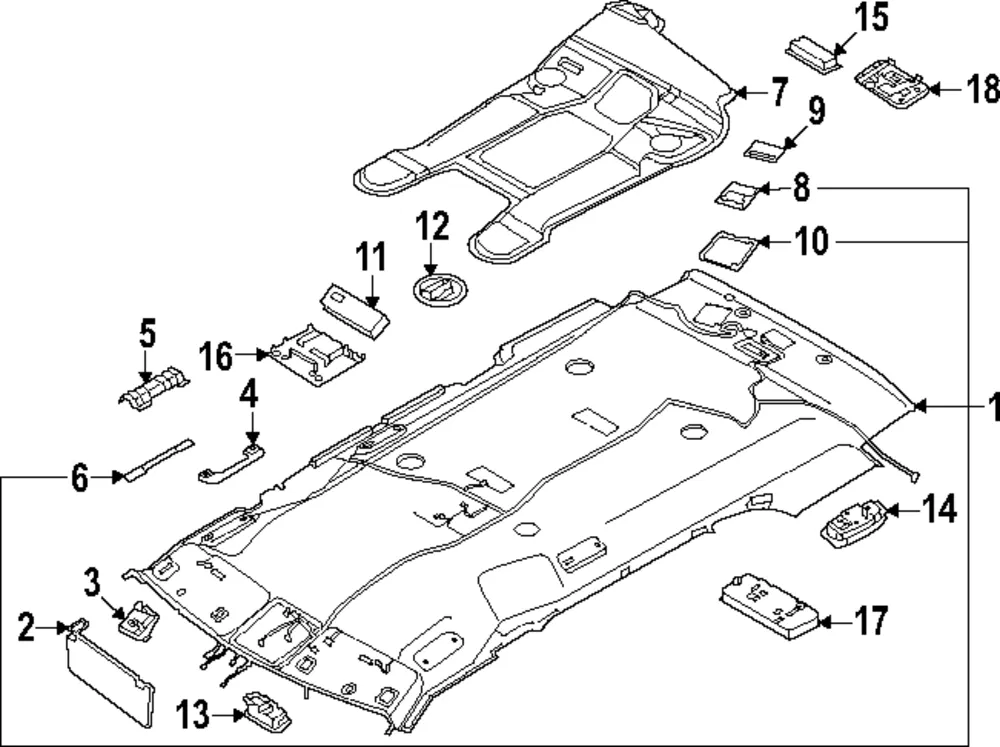 Headliner - Kia (85410-R0AF0BSU)