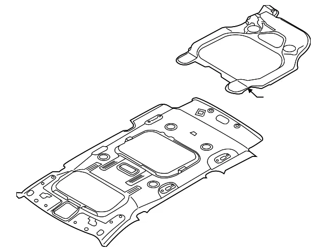 Headliner - Kia (85420-A9BA0DAA)