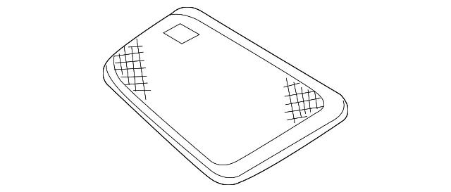 Speaker Grille - Driver's Side (LH) - Kia (85650-3C700BT)