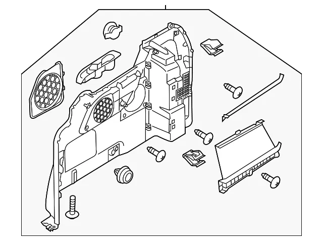 Quarter Trim Panel - Kia (85730-A9130BND)