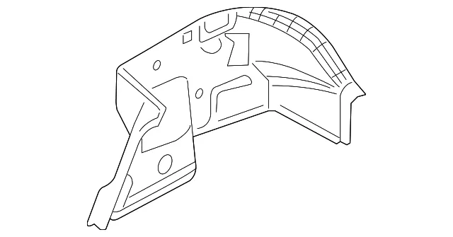 Interior Quarter Panel Trim Panel - Kia (85740-FD100)