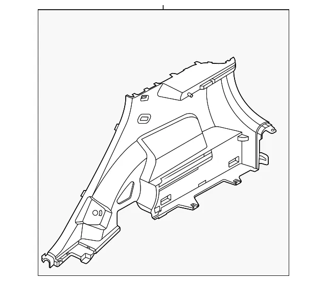 Lower Quarter Trim - Kia (85740-K0200WK)