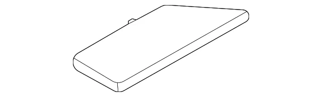 Interior Quarter Panel Trim Panel Storage Compartment - Kia (857C1-P2000WK)