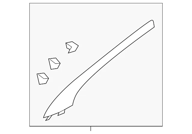 Windshield Pillar Trim - Driver's Side (LH) - Kia (85810-1M6008O)