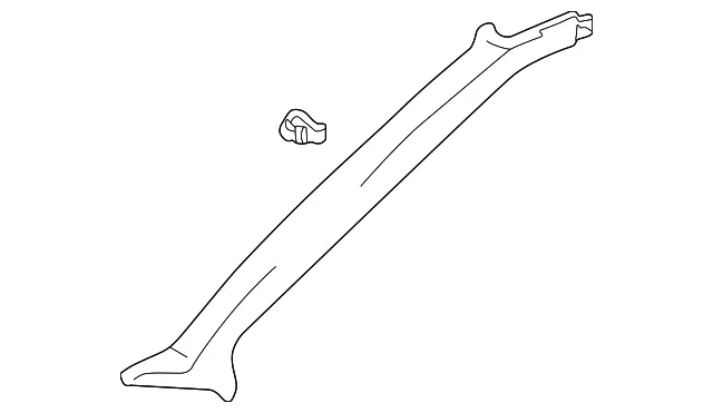 Windshield Pillar Trim - Driver's Side (LH) - Kia (85810-38210BT)