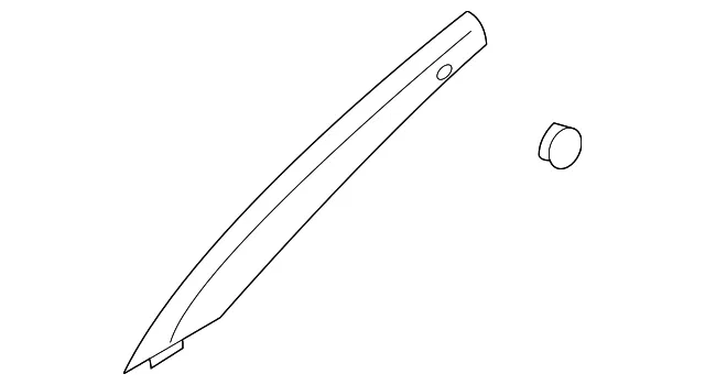 Windshield Pillar Trim - Driver's Side (LH) - Kia (85810-3F010NF)