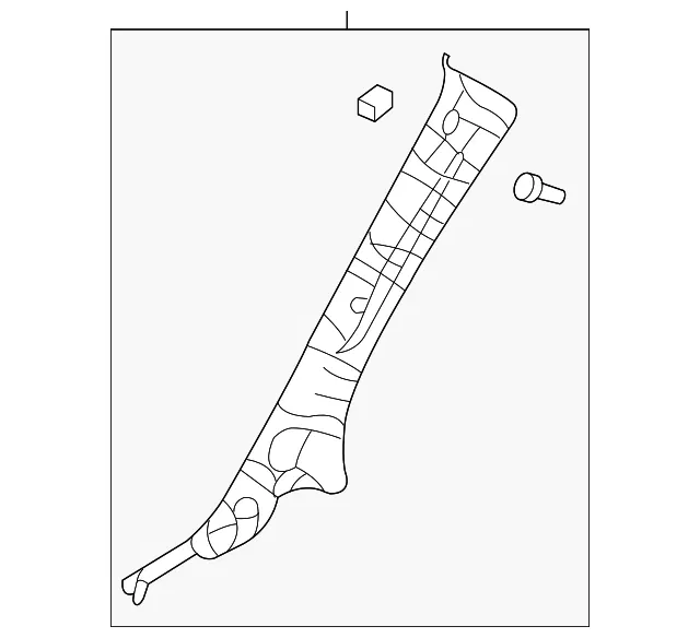 Windshield Pillar Trim - Driver's Side (LH) - Kia (85810-4D160TW)