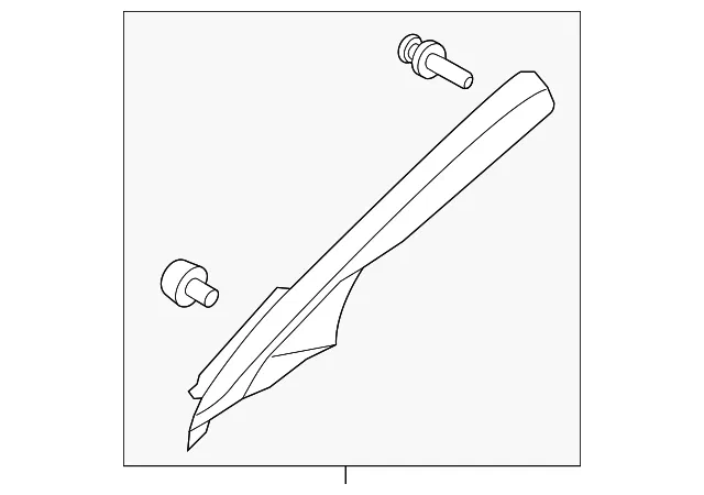 Windshield Pillar Trim - Driver's Side (LH) - Kia (85810-A9000BG4)