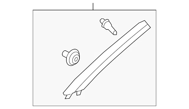 Windshield Pillar Trim - Driver's Side (LH) - Kia (85810-D5000CGA)