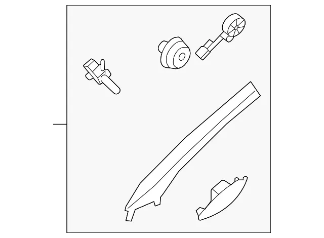 Windshield Pillar Trim - Kia (85810-P1200GYT)