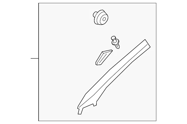 Windshield Pillar Trim - Driver's Side (LH) - Kia (85810-S9000WK)