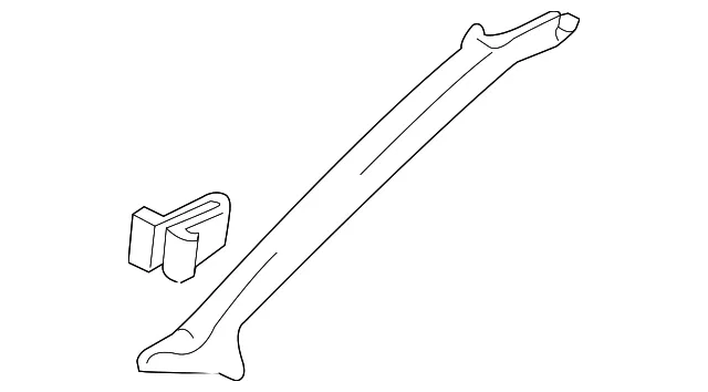 Windshield Pillar Trim - Passenger Side (RH) - Kia (85820-2G200QW)