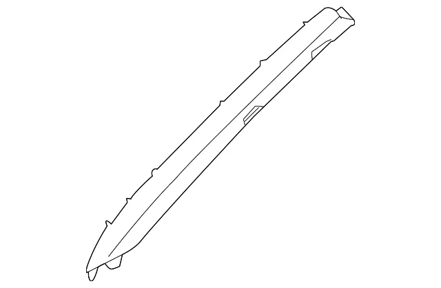 Windshield Pillar Trim - Passenger Side (RH) - Kia (85820-2J000H9)