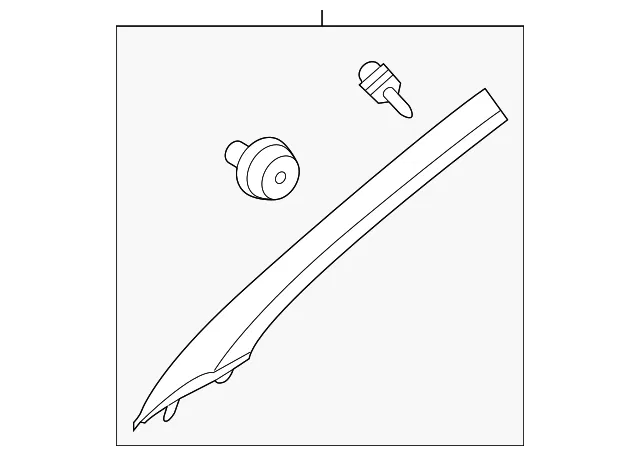 Windshield Pillar Trim - Kia (85820-L3000DNN)
