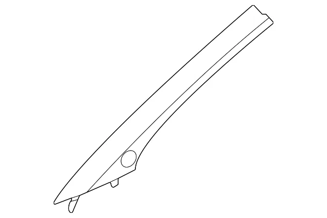 Windshield Pillar Trim - Kia (85820-R0520BSU)