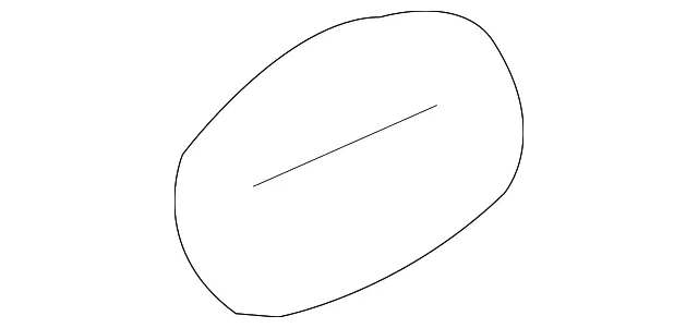 Windshield Pillar Trim Blank Cover - Kia (85821-1F200LX)